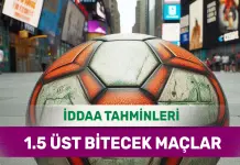 8 Şubat 2025 Cumartesi 1.5 Üst banko iddaa tahminleri