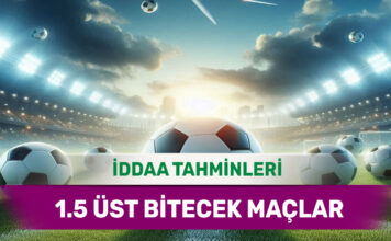 4 Şubat 2025 Salı 1.5 Üst banko iddaa tahminleri