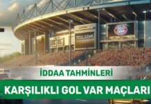 18 Şubat 2025 Salı KG VAR banko iddaa tahminleri