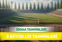 16 Mart 2025 Pazar 5 Büyük Lig banko iddaa tahminleri