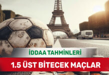 19 Nisan 2025 Cumartesi 1.5 Üst banko iddaa tahminleri