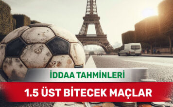 19 Nisan 2025 Cumartesi 1.5 Üst banko iddaa tahminleri