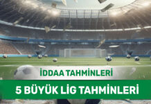 19 Nisan 2025 Cumartesi 5 Büyük Lig banko iddaa tahminleri