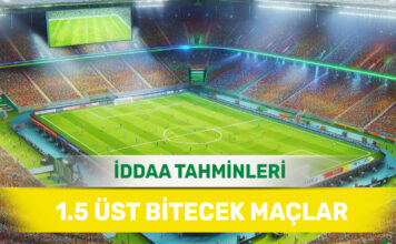 31 Mayıs 2025 Cumartesi 1.5 Üst banko iddaa tahminleri