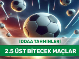 6 Mayıs 2025 Salı 2.5 Üst banko iddaa tahminleri