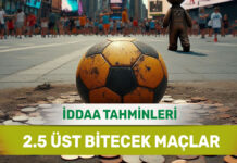 31 Mayıs 2025 Cumartesi 2.5 Üst banko iddaa tahminleri