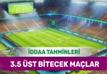 4 Mayıs 2025 Pazar 3.5 Üst banko iddaa tahminleri