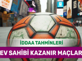20 Mayıs 2025 Salı MS 1 banko iddaa tahminleri