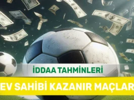 7 Mayıs 2025 Çarşamba MS 1 banko iddaa tahminleri