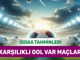 8 Mayıs 2025 Perşembe KG VAR banko iddaa tahminleri