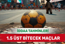 4 Haziran 2025 Çarşamba 1.5 Üst banko iddaa tahminleri
