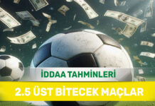 11 Haziran 2025 Çarşamba 2.5 Üst banko iddaa tahminleri