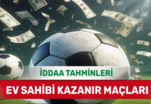 15 Haziran 2025 Pazar MS 1 banko iddaa tahminleri