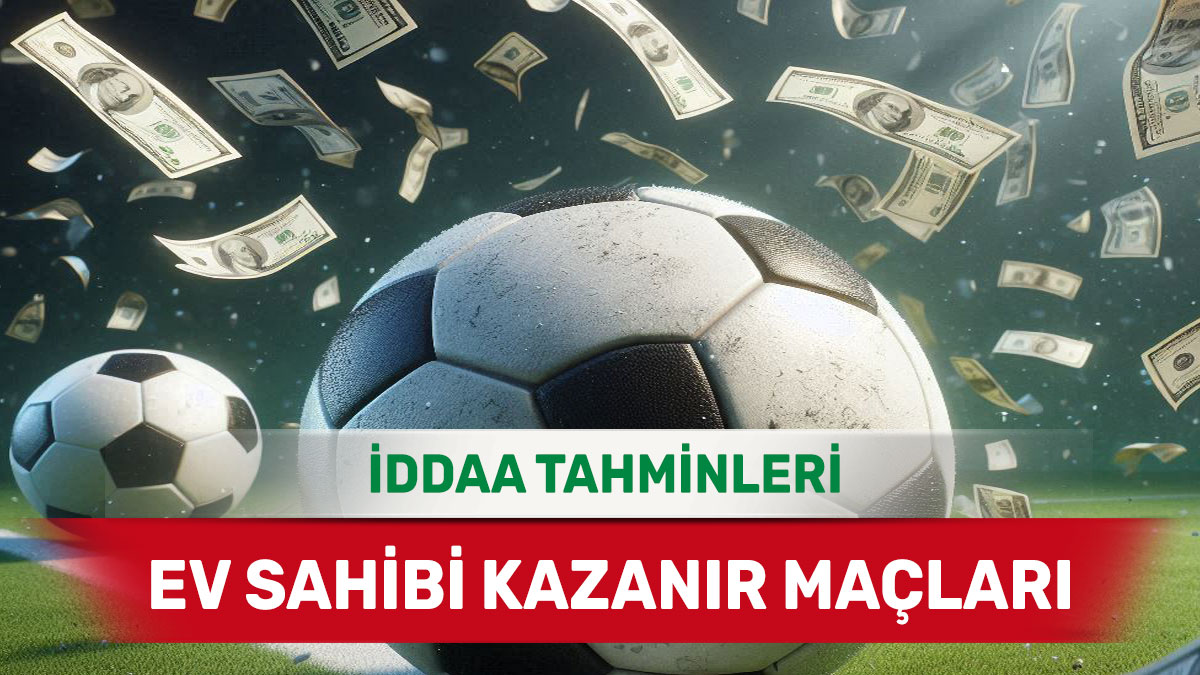 15 Haziran 2025 Pazar MS 1 banko iddaa tahminleri