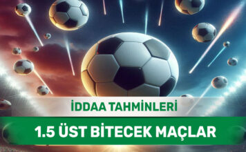 25 Temmuz 2025 Cuma 1.5 Üst banko iddaa tahminleri