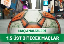 26 Ağustos 2025 Salı 1.5 Üst yorumlu maç analizleri