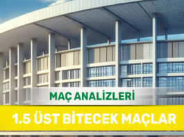 22 Ağustos 2025 Cuma 1.5 Üst yorumlu maç analizleri