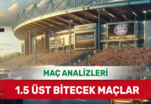 20 Ağustos 2025 Çarşamba 1.5 Üst yorumlu maç analizleri