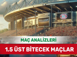 20 Ağustos 2025 Çarşamba 1.5 Üst yorumlu maç analizleri