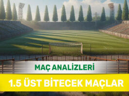 23 Ağustos 2025 Cumartesi 1.5 Üst yorumlu maç analizleri