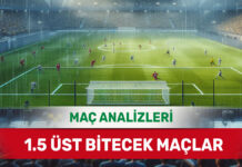 29 Ağustos 2025 Cuma 1.5 Üst yorumlu maç analizleri