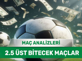 26 Ağustos 2025 Salı 2.5 Üst yorumlu maç analizleri