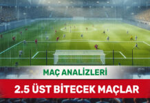 22 Ağustos 2025 Cuma 2.5 Üst yorumlu maç analizleri