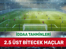 4 Ağustos 2025 Pazartesi 2.5 Üst banko iddaa tahminleri