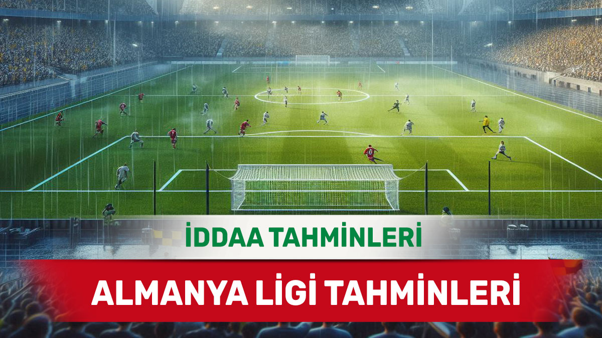 3 Ağustos 2025 Pazar Almanya ligi banko iddaa tahminleri