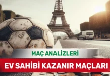 6 Kasım 2025 Perşembe – ev sahiplerinin kazanacağı maçlar analizi 30 Ağustos 2025 Cumartesi MS 1 yorumlu maç analizleri