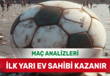 25 Ağustos 2025 Pazartesi İY 1 yorumlu maç analizleri