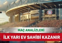 26 Ağustos 2025 Salı İY 1 yorumlu maç analizleri