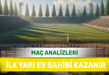 23 Ağustos 2025 Cumartesi İY 1 yorumlu maç analizleri