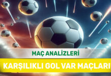 28 Ağustos 2025 Perşembe KG VAR yorumlu maç analizleri