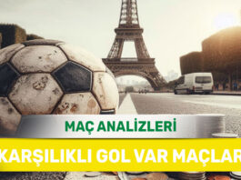 31 Ağustos 2025 Pazar KG VAR yorumlu maç analizleri