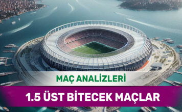14 Eylül 2025 Pazar 1.5 Üst yorumlu maç analizleri