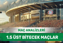 4 Eylül 2025 Perşembe 1.5 Üst yorumlu maç analizleri