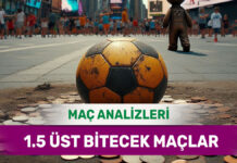 7 Eylül 2025 Pazar 1.5 Üst yorumlu maç analizleri