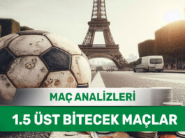 28 Eylül 2025 Pazar 1.5 Üst yorumlu maç analizleri
