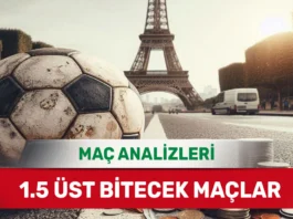 24 Eylül 2025 Çarşamba 1.5 Üst yorumlu maç analizleri