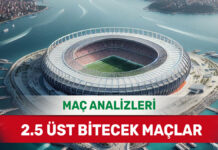 4 Eylül 2025 Perşembe 2.5 Üst yorumlu maç analizleri