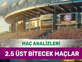 6 Eylül 2025 Cumartesi 2.5 Üst yorumlu maç analizleri