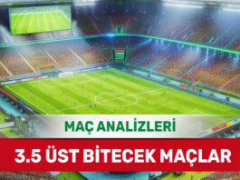 5 Eylül 2025 Cuma 3.5 Üst yorumlu maç analizleri