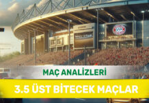 7 Eylül 2025 Pazar 3.5 Üst yorumlu maç analizleri