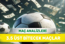 1 Eylül 2025 Pazartesi 3.5 Üst yorumlu maç analizleri