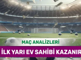 1 Eylül 2025 Pazartesi İY 1 yorumlu maç analizleri