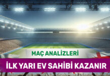 10 Eylül 2025 Çarşamba İY 1 yorumlu maç analizleri