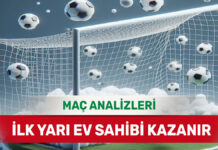 2 Eylül 2025 Salı İY 1 yorumlu maç analizleri