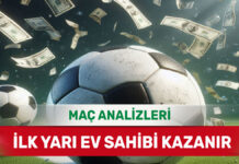 22 Eylül 2025 Pazartesi İY 1 yorumlu maç analizleri