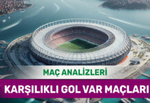 9 Eylül 2025 Salı KG VAR yorumlu maç analizleri
